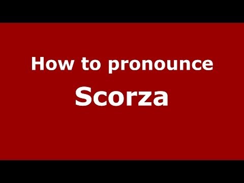 How to pronounce Scorza (Italian/Italy) - PronounceNames.com