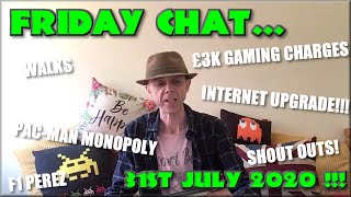 Friday Chat - Grandparents 3K gaming charges, Internet Upgrade, Pac-man Monopoly and Stuff