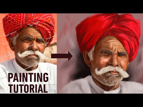 Digital art I selvakumar art I Oil painting I Painting tutorial