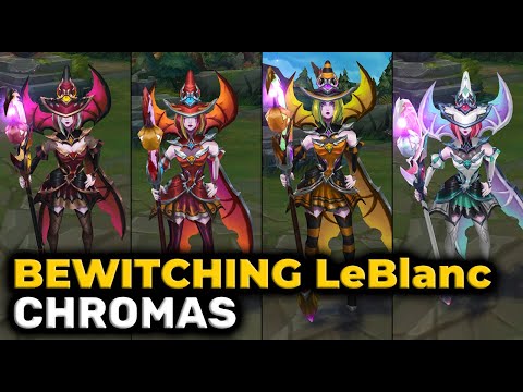 Bewitching LeBlanc Chromas - League of Legends