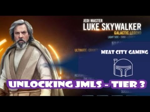 SWGOH // Unlocking Jedi Master Luke Skywalker - The Journey's End - Tier 3