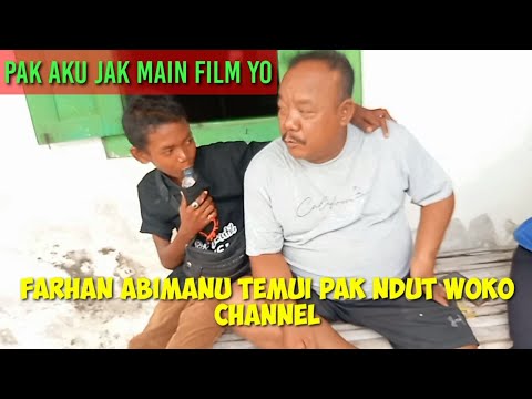 Viral !! farhan abimanu sambangi pak ndut woko channel ngajak duet ...
