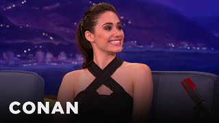 Emmy Rossum’s Cat Scammed Her | CONAN on TBS