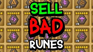 Summoners War Beginner Rune Guide - How to Sell Runes
