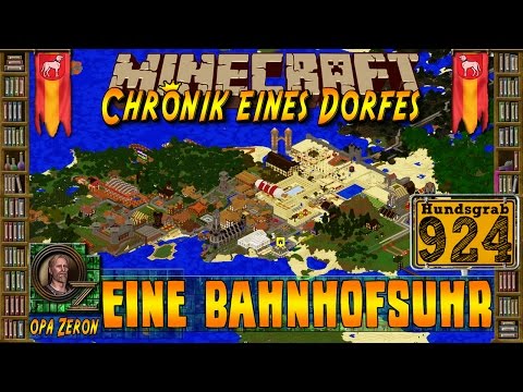Minecraft #924-Chronik eines Dorfes-Eine Bahnhofsuhr[HD+Deutsch]