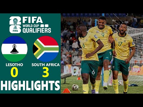   Lesotho 0-3 South Africa 