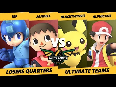 SGL 2019 SSBU - Blacktwins13 & Alphicans Vs M9 & Jandell - Smash Ultimate Tournament Losers Quarters