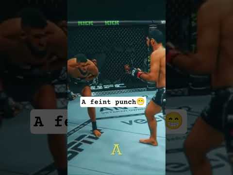 A feint punch #ufc #mma