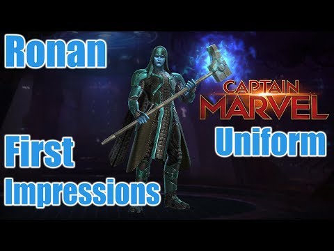 Ronan's Captain Marvel Uniform First Impressions and Thoughts (MFF)