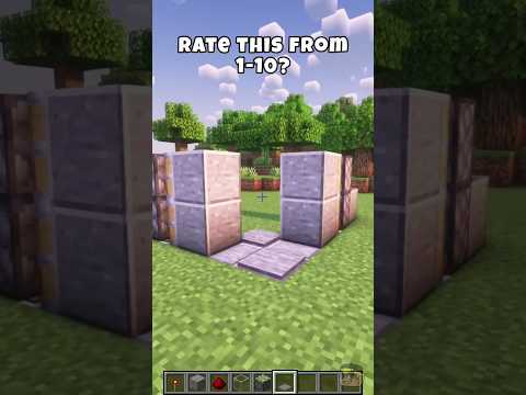 🤩 Simple Automatic Door's 😱 Minecraft #shorts #minecraft
