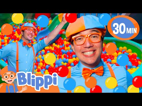 Let's Play Games in Blippi's Clubhouse! | BEST OF BLIPPI TOYS | Educational Videos for Kids