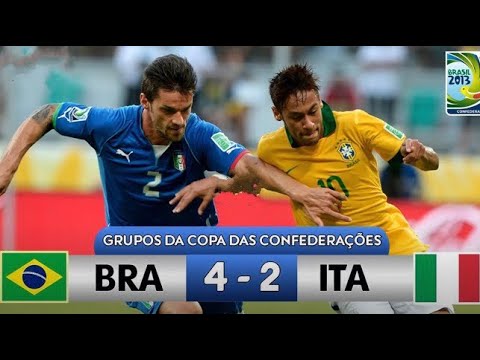 BRASIL 4x2 ITÁLIA COPA DAS CONFEDERAÇÕES 2013 — Melhores momento