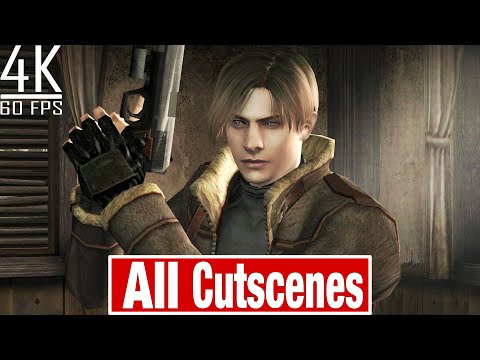 Resident Evil 4 (PC 4K 60FPS) - All Cutscenes (Full Game Movie)