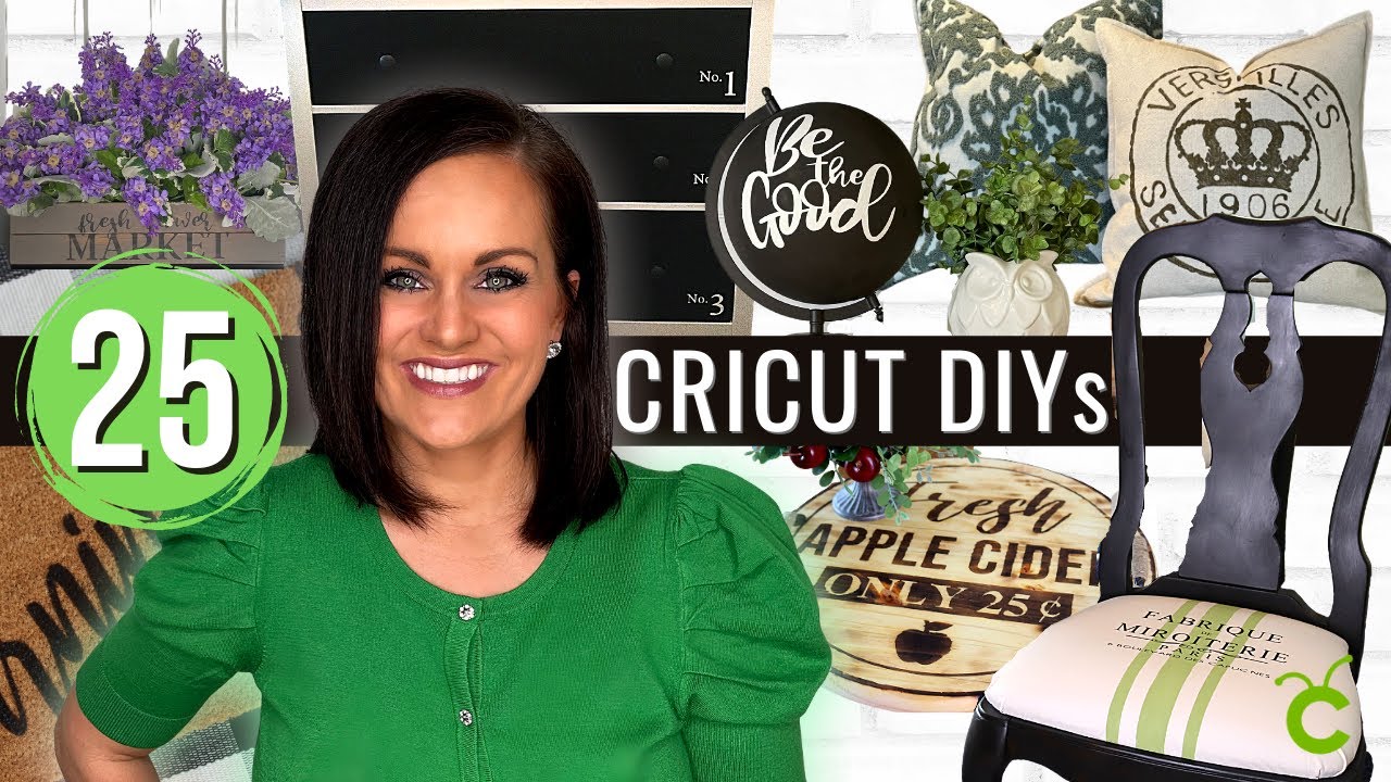 25 MIND BLOWING DIY Projects You Can Make w/ a CRICUT! - YouTube