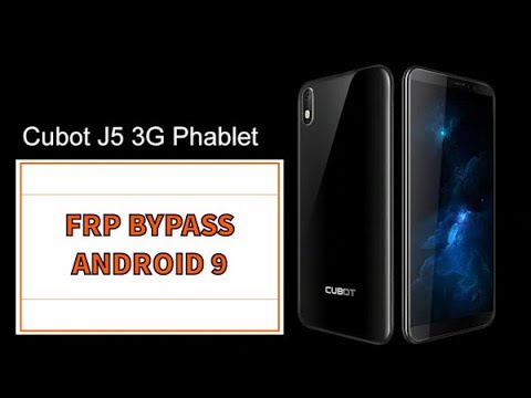 Cubot j5 3G Frp bypass google account android 9 تخطي حساب