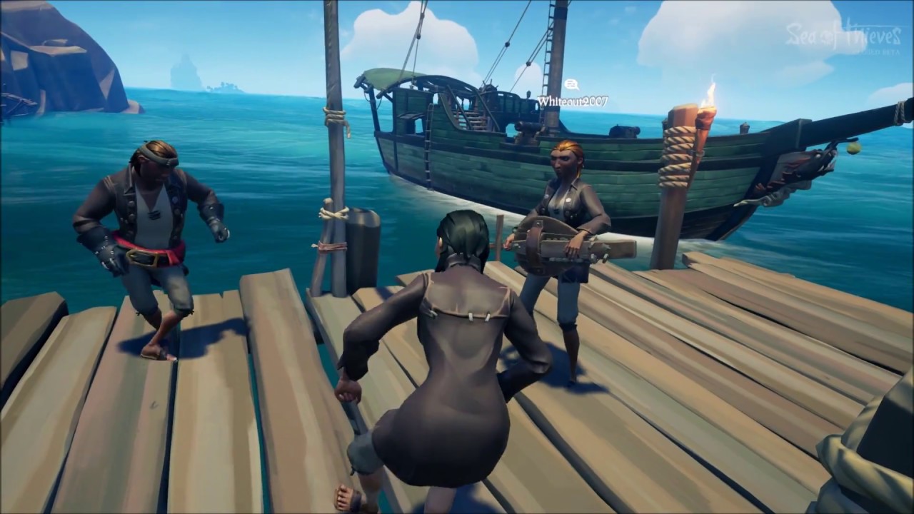 Sea of Thieves closed beta: Pirate dance party - YouTube