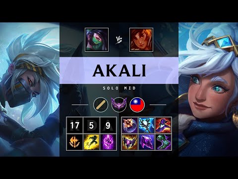 Akali Mid vs Taliyah: Unstoppable - TW Master Patch 14.24