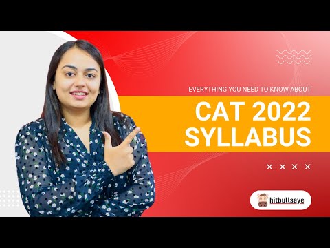 CAT Exam Syllabus 2022 | Common Admission Test | Hitbullseye