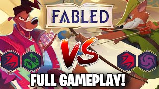 BATTLE OF THE ROULETTE DECKS! Ft.  @taisinkwell | Lorcana Fabled Gameplay | Ruby Emerald Vs Ruby Amy