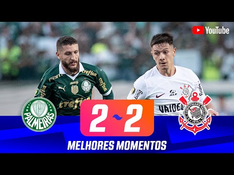 Gols e lances de Palmeiras x Corinthians