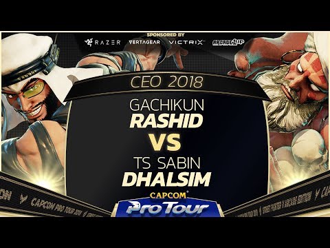 Gachikun (Rashid) vs TS Sabin (Dhalsim) - CEO 2018 - Pools - CPT 2018