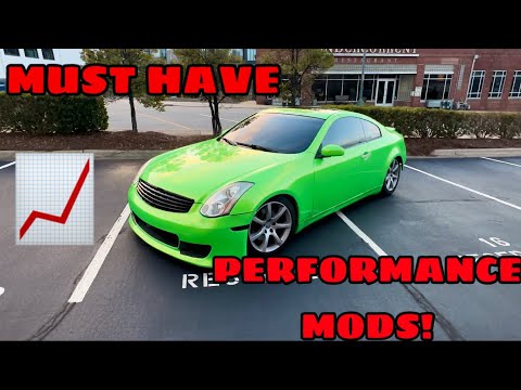 TOP 5 PERFORMANCE MODS FOR YOUR 350Z/G35