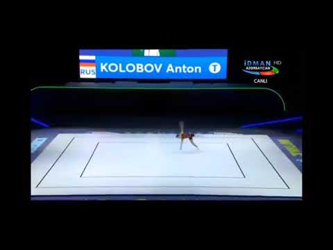 KOLOBOV Anton (RUS) - JUNIORS IM Aerobic Gymnastics European Championships 2019