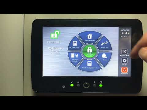 Klawiatura dotykowa DSC HS2TCHP (ramka cyfrowa')