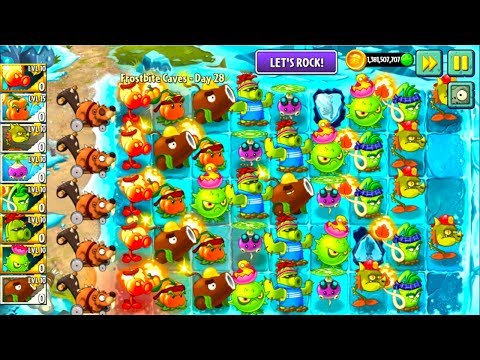 Every Plant MAX LEVEL - Plan and Defence in  Plants vs Zombies 2 Ultimate Power