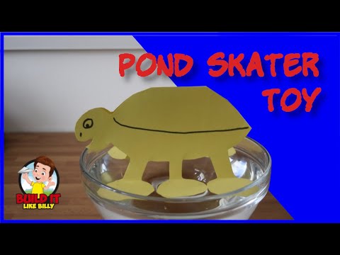 Pond Skater / Water Strider Surface Tension Toy | Watch Your Home Made Water Bug Walk on Water