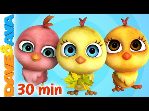 🐥 Little Chicks + More Nursery Rhymes & Kids Songs | Dave and Ava 🐥