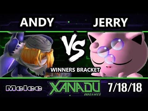 S@X 259 SSBM - Andy (Sheik) Vs. Jerry (Jigglypuff) - Smash Melee Winners Bracket