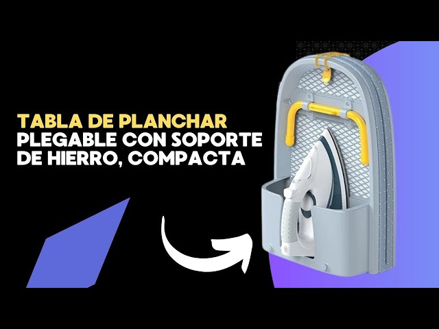 Vídeo relacionado con WELL HOME MOBILIARIO & DECORACIÓN Tabla de Planchar Plegable metálica, 146x44x90 cm