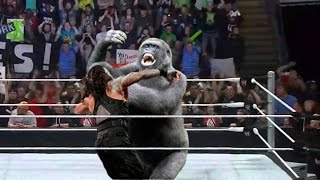Men vs  Monkey crazy fight 2016