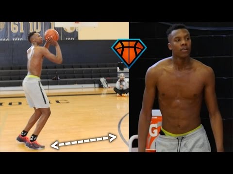 6'8 Louis King Shot The Lights Out in 1on1 Drill!! | Top25 Junior Ready for the EYBL
