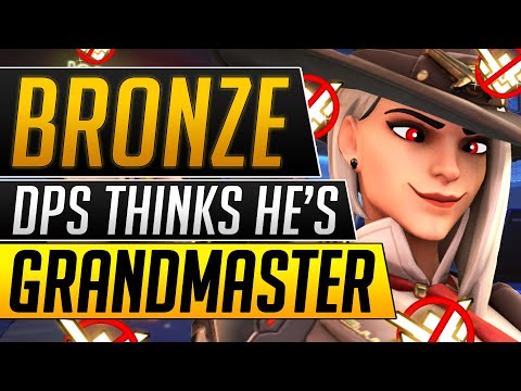 BRONZE ASHE Held Back by BAD TEAM - Advanced DPS Tips and Tricks - Overwatch Guide