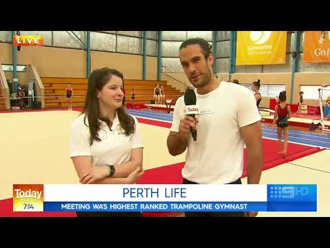 Gymnastics WA live cross from the State Gymnastics Centre on Channel 9 Today Perth