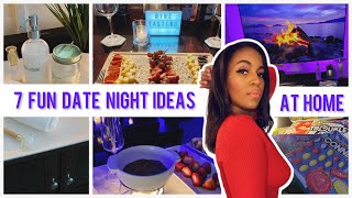 7 DATE NIGHT AT HOME IDEAS | COOKING, SPA, GAMES, FONDUE, MOVIES, CAMPING, WINE TASTING & MORE