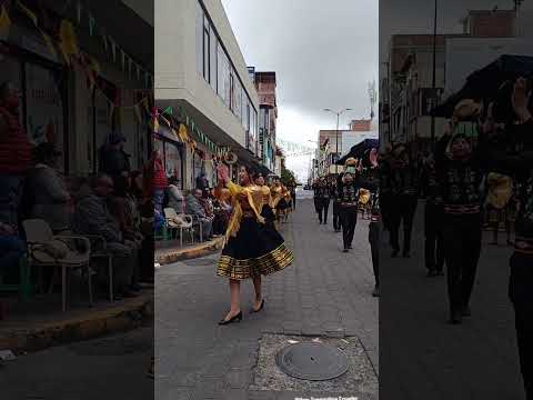 Desfile folklórico Quero Tungurahua Ecuador #danza #cultura #tradicion