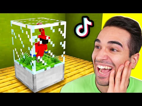USO I TIK TOK PER COSTRUIRE MEGLIO SU MINECRAFT