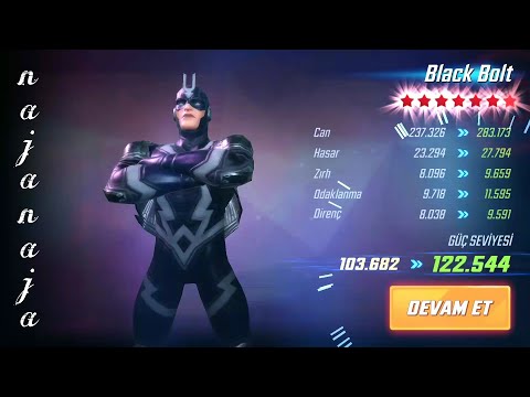 Unlock 7*+7 Red Stars Black Bolt | Marvel Strike Force | MSF