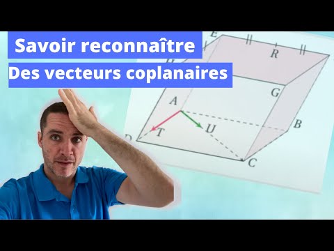 Knowing how to recognize coplanar vectors