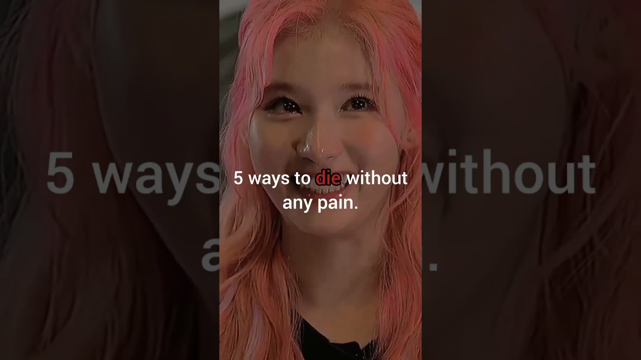 5 ways to DIE without any pain. #ytshorts