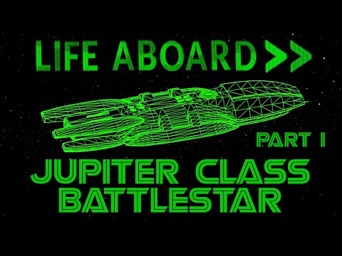 Life Aboard... The Jupiter Class Battlestar | Spaceship Breakdown #BattlestarGalactica #BSG