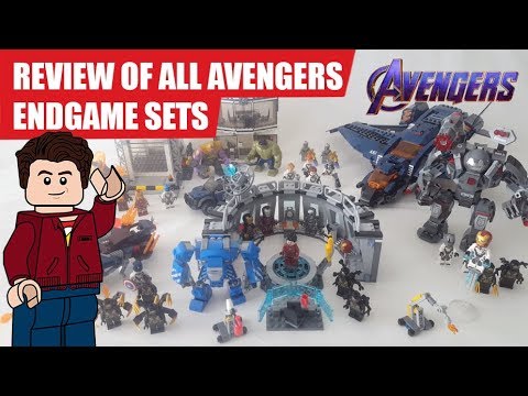 Review of All LEGO Avengers Endgame Sets