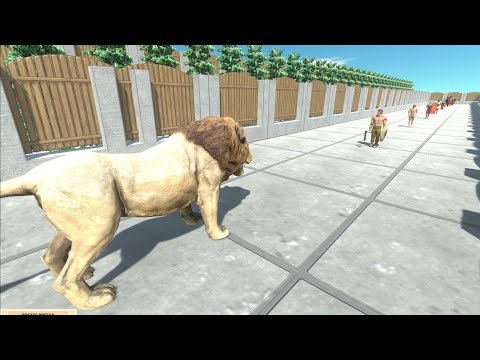 - KING LION DEATH RUN - Animal Revolt Battle Simulator