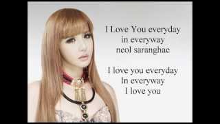 2NE1-I Love You [LYRICS ROMANIZED+TRANSLATION]