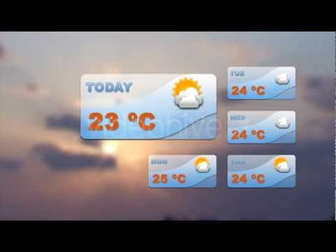 Weather Forecast Meteo Background Loop (Audio preview from Audiojungle.net)
