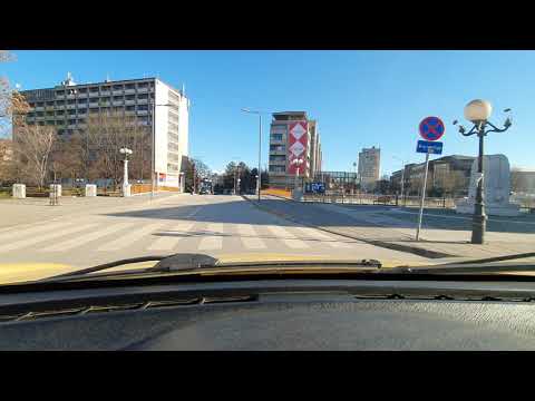 4K Drive Leskovac Serbia 1 Januar 2021