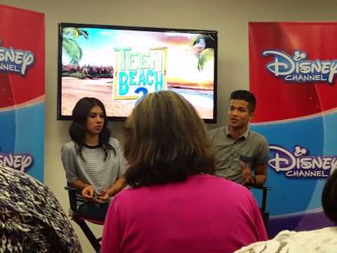 Teen Beach 2 Interview: Chrissie Fit & Jordan Fisher Give Advice